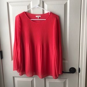 Coral blouse